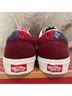 Vans 100% Suede Print Blue Red Burgundy Sneakers Size 7 1/2 - photo 9