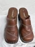 Fashion Bug 100% Other Stripes Brown Mule/Clog Size 9 - photo 5