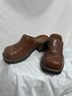Fashion Bug 100% Other Stripes Brown Mule/Clog Size 9 - photo 4