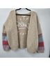 Saltwater LUXE Stripes Brown Blue Cardigan Size L - photo 4