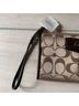 Coach Print Brown Tan Clutch One size - photo 3