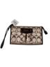 Coach Print Brown Tan Clutch One size - photo 1