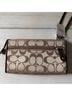 Coach Print Brown Tan Clutch One size - photo 5