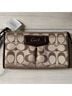 Coach Print Brown Tan Clutch One size - photo 4