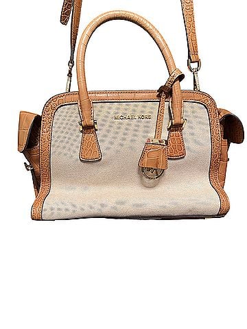 Michael Kors Leather Satchel (view 1)