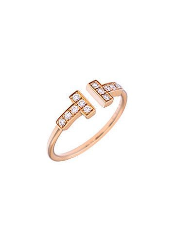 Tiffany & Co. TIFFANY&Co. Tiffany T Wire Ring #11 Women's 18K Yellow Gold YG - Grade A Used Ginzo (view 1)