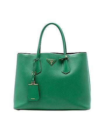 Prada Medium Saffiano Cuir Double Satchel (view 1)