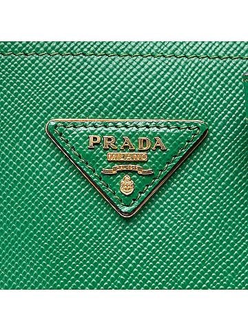 Prada Medium Saffiano Cuir Double Satchel (view 2)