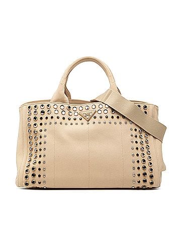 Prada Canvas Canapa Bijoux Satchel (view 1)