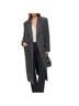 Reformation Plaid Gray Coat Size L - photo 1