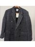 Reformation Plaid Gray Coat Size L - photo 13