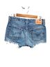 Levi's 100% Cotton Blue Red Denim Shorts Size 28 - photo 2