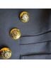 Smythe Black Gold Blazer Size 2 - photo 5