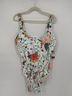 Jantzen Floral Pink White One Piece Swimsuit Size 24 - photo 4