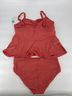 Jantzen Multi Color Orange Pink Two Piece Swimsuit Size 18 - photo 8