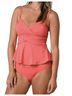 Jantzen Multi Color Orange Pink Two Piece Swimsuit Size 18 - photo 1