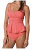 Jantzen Multi Color Orange Pink Two Piece Swimsuit Size 18 - photo 2