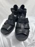 Zodiac 100% Leather Black Sandals Size 6 1/2 - photo 5