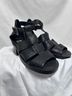 Zodiac 100% Leather Black Sandals Size 6 1/2 - photo 3