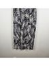 Bossa Print Black White Casual Dress Size L - photo 5