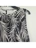 Bossa Print Black White Casual Dress Size L - photo 6