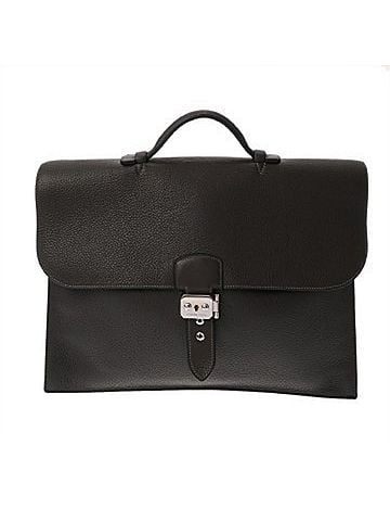 Hermès HERMES Sac à Dépêches 38 Brown ?D stamp (circa 2000) Men's Togo Business Bag A Rank Used Ginzo (view 1)