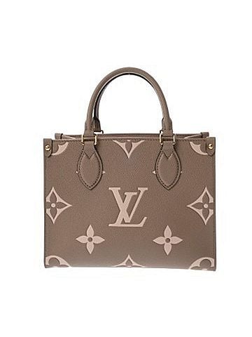 Louis Vuitton LOUIS VUITTON Louis Vuitton Monogram Empreinte OnTheGo PM 2WAY Tourterelle Cream M45779 Women's Leather Handbag A Rank Used Ginzo (view 1)
