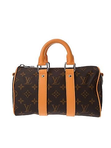 Louis Vuitton LOUIS VUITTON Louis Vuitton Monogram Dust Keepall Bandoulière 25 Saffron M11542 Women's Canvas Handbag A Rank Used Ginzo (view 2)