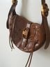JW PEI Brown Leather Shoulder Bag One size - photo 3