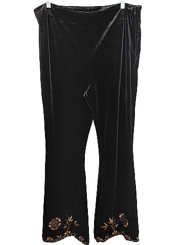 Disturbia Black cobra velour  Velour Pants (view 1)