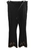 Disturbia Floral Black Velour Pants Size 12 - photo 1