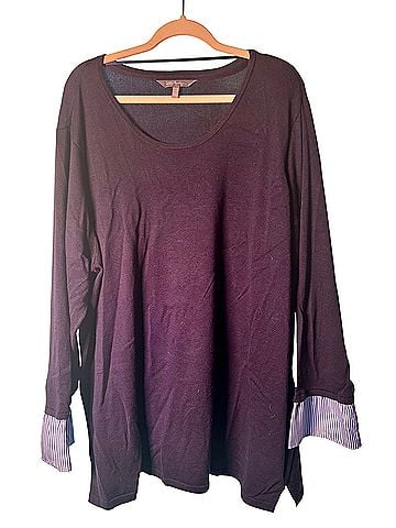 Ulla Popken Long Sleeve Blouse (view 1)