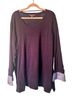 Ulla Popken Blue Long Sleeve Blouse Size 28 - photo 1