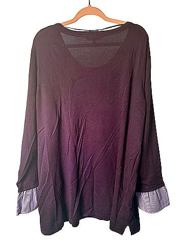 Ulla Popken Long Sleeve Blouse (view 2)