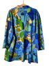 Ulla Popken Print Multi Color Blazer Size 26 - photo 2