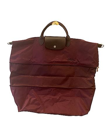 Longchamp The Pliage Expandable Travel Bag - Burgundy 
Travel Bag Leather Tote (view 2)