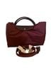 Longchamp Solid Burgundy Leather Weekender One size - photo 5