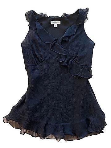 Isaac Mizrahi Sleeveless Silk Top (view 1)