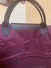 Longchamp Solid Burgundy Leather Weekender One size - photo 3