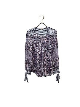 Rebecca Taylor Admiral 100% Silk Button-Down Shirt (view 1)