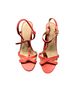 J.Crew 100% Leather Red Orange Heels Size 7 - photo 1