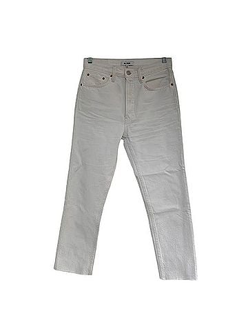 RE/DONE High Rise Stove Pipe Jeans (view 1)