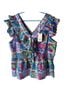 Printfresh 100% Cotton Stars Blue Red T-Shirt Size 3X - photo 2