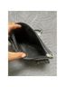 Coach Solid Black Silver Wristlet One size - photo 6