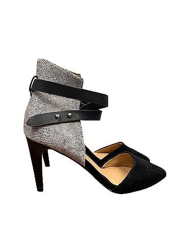 Joe's Jeans Laney Wrap Suede Heels (view 1)