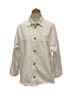Zara 100% Cotton Solid White Denim Jacket Size M - photo 1