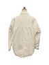 Zara 100% Cotton Solid White Denim Jacket Size M - photo 2