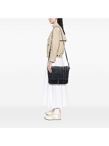 Burberry Smoke Check Nylon Messenger Bag (view 2)