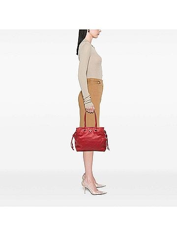 Prada Vitello Daino Drawstring Tote (view 2)