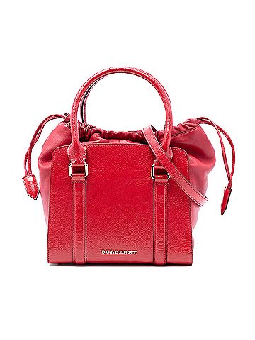 Burberry Small Patent Dinton Satchel (view 1)